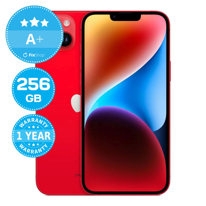 Apple iPhone 14 Plus (PRODUCT)RED 256GB A+ Refurbished