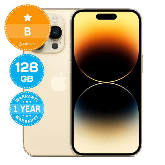 Apple iPhone 14 Pro Gold 128GB B Refurbished
