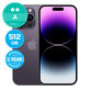 Apple iPhone 14 Pro Deep Purple 512GB A Refurbished