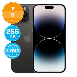 Apple iPhone 14 Pro Max Space Black 256GB B Refurbished