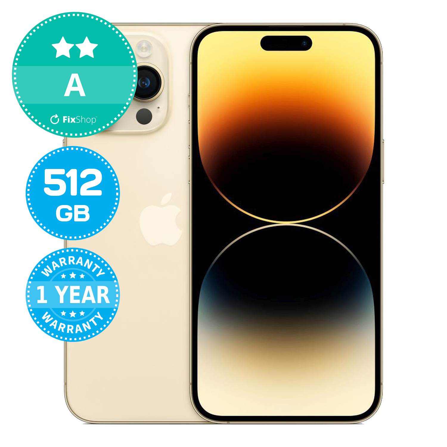 Apple iPhone 14 Pro Max Gold 512GB A Refurbished | FixShop