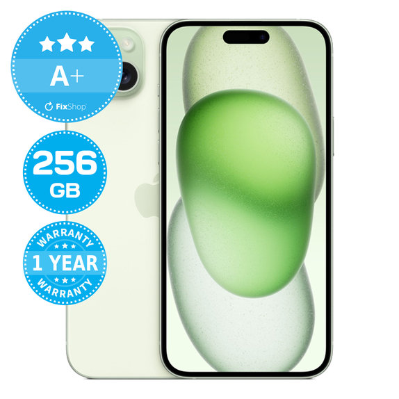 Apple iPhone 15 Plus Green 256GB A+ Refurbished