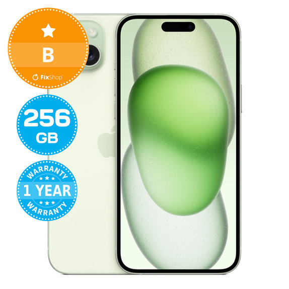 Apple iPhone 15 Plus Green 256GB B Refurbished