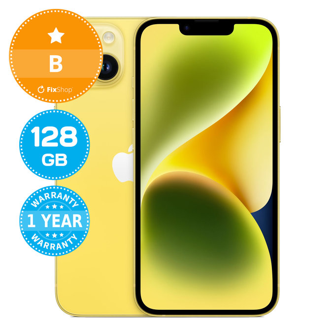 Apple iPhone 14 Yellow 128GB B Refurbished