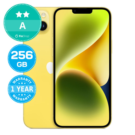 Apple iPhone 14 Plus Yellow 256GB A Refurbished