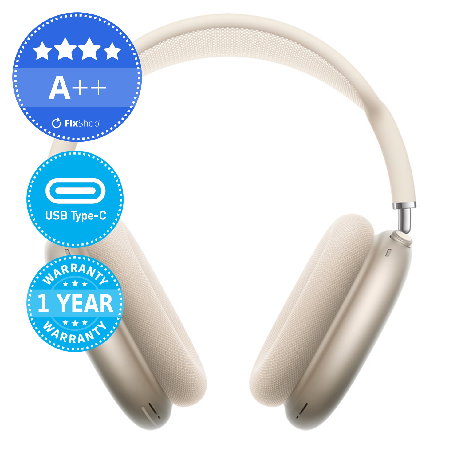 Apple AirPods Max Starlight 2024年 USB-C Apple Airpods Max (USB-C) - Starlight (2024) - Gadgets House