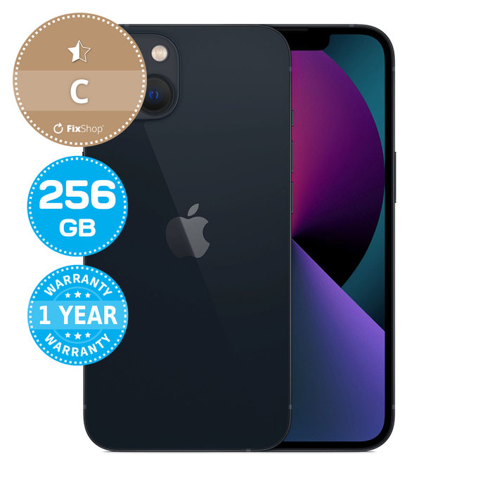 Apple iPhone 13 Midnight 256GB C Refurbished