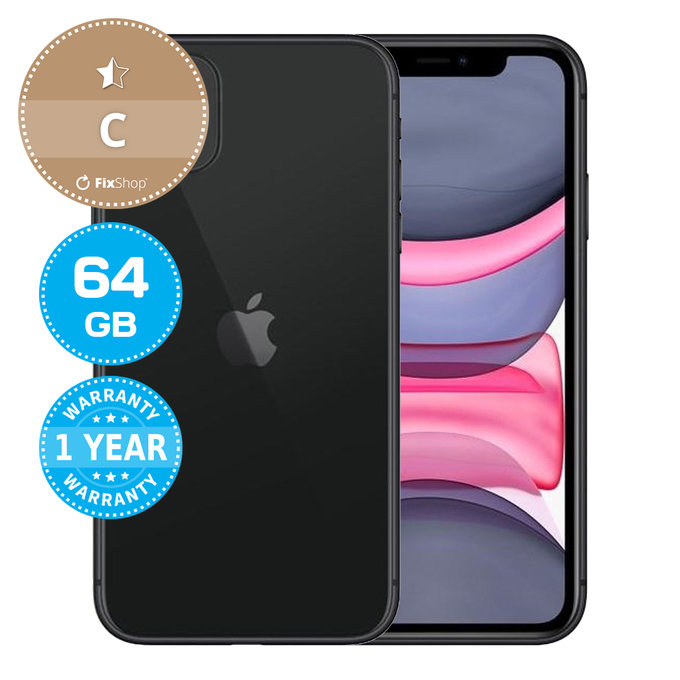 Apple iPhone 11 Black 64GB C Refurbished