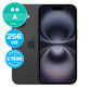 Apple iPhone 16 Black 256GB A Refurbished