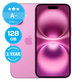 Apple iPhone 16 Pink 128GB A+ Refurbished