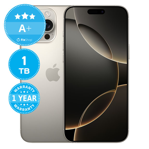 Apple iPhone 16 Pro Max Natural Titanium 1TB A+ Refurbished
