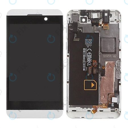 Blackberry Z10 - LCD Display + Touch Screen + Frame 4G (White) TFT