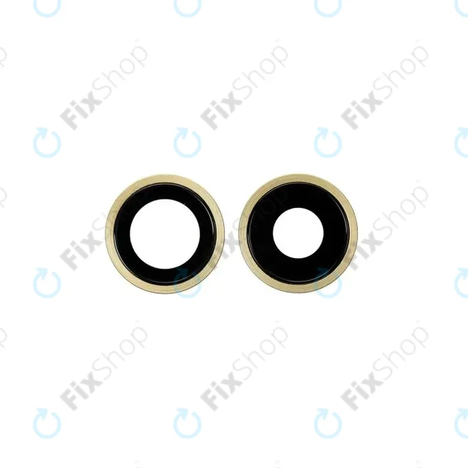 Apple iPhone 11 - Rear Camera Lens with Frame (Yellow) - 2pcs