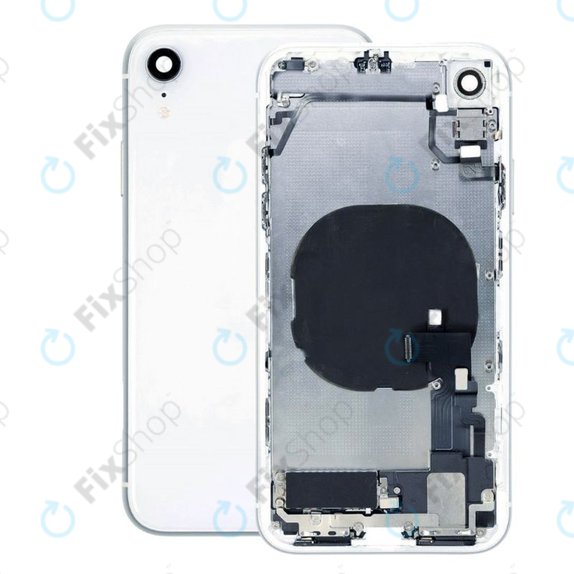 Apple iPhone XR - Rear Housing with Small Parts (White)