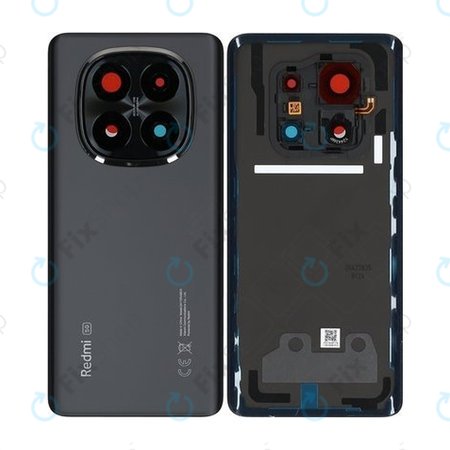 Xiaomi Redmi Note 14 Pro+ 5G 24094RAD4G - Battery Cover (Midnight Black) - 5600240O16U00 Genuine Service Pack