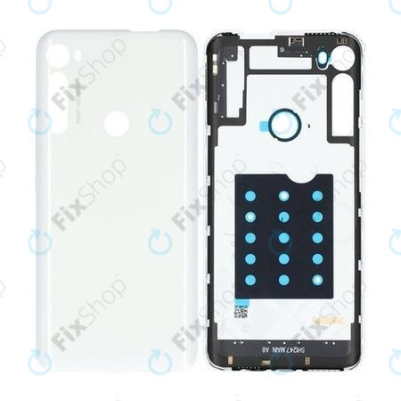 Motorola One Fusion Plus - Battery Cover (Moonlight White)