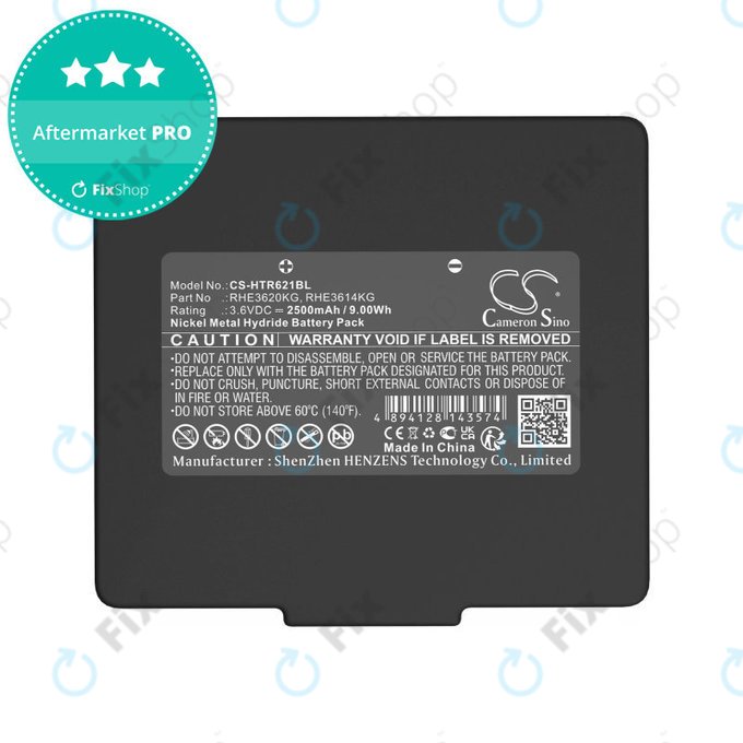 Battery for Hetronic, 2500mAh, Ni-MH, 3.6V, RHE3620KG, HQ