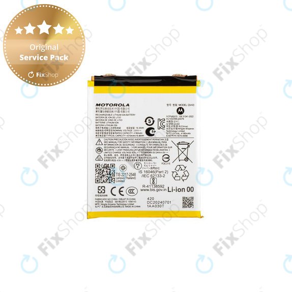Motorola Edge 50 Neo, ThinkPhone 2025 - Battery QV43 4300mAh - SB18E23273 Genuine Service Pack