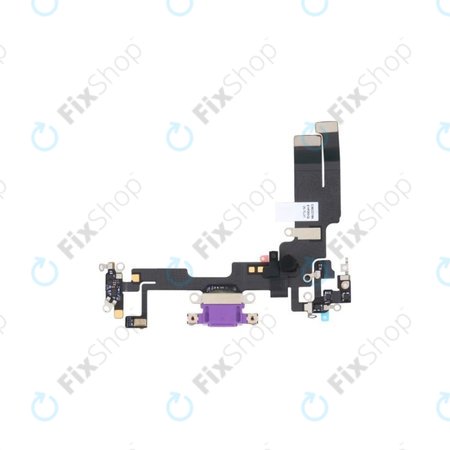 Apple iPhone 14 - Charging Connector + Flex Cable (Purple)