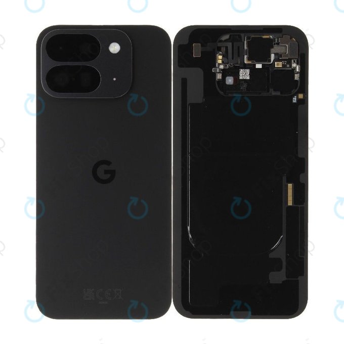 Battery Cover for Google Pixel 9 Pro Fold, Obsidian, G949-00905-00, Genuine Service Pack