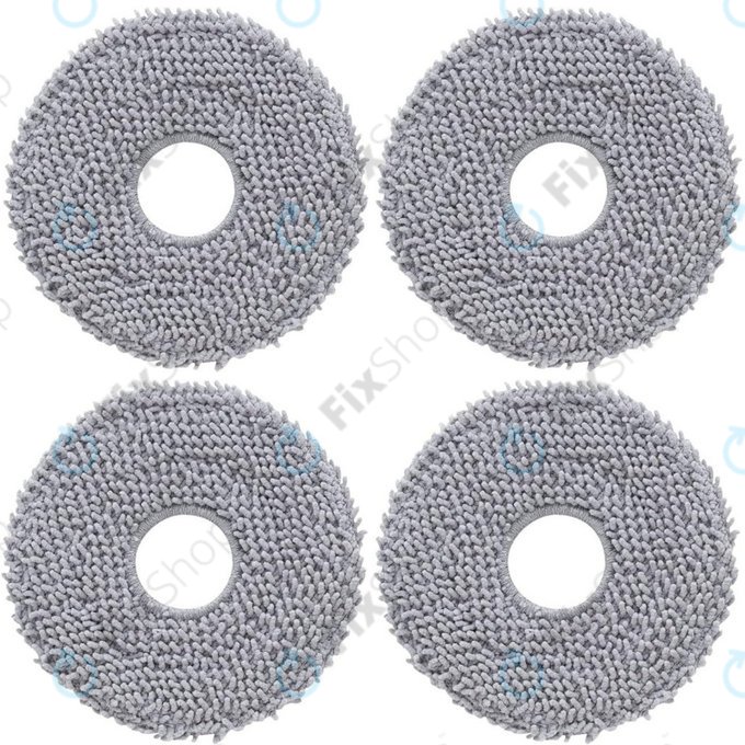 Mop Cloth, 4pcs for Xiaomi Roborock Qrevo Curv, Qrevo Edge