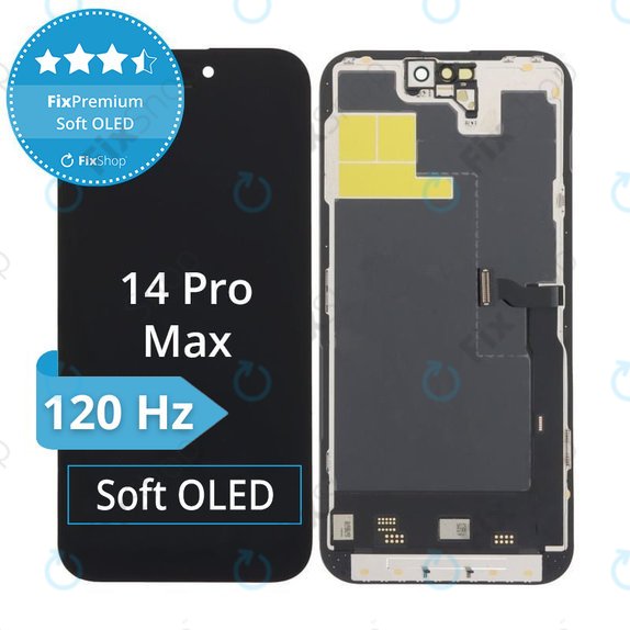Display Soft OLED for iPhone 14 Pro Max, Touch Screen with Frame, DIAGNOSTIC