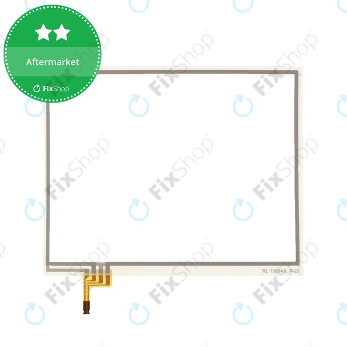 Bottom touch screen glass with adhesive for Nintendo DSi XL and Nintendo DSi LL