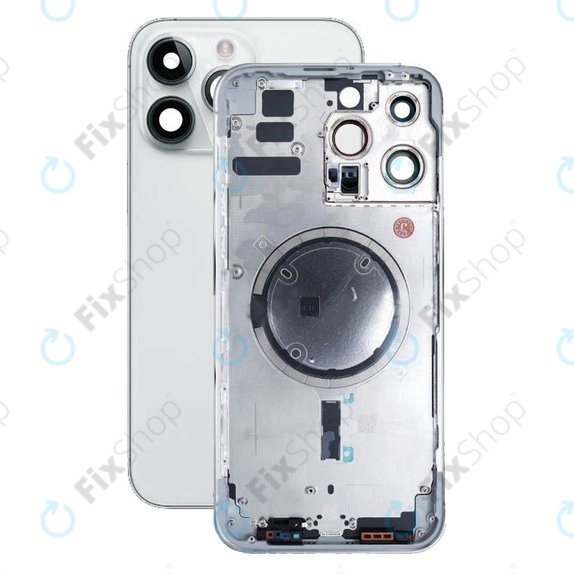 Apple iPhone 14 Pro Max - Rear Housing (Silver) | FixShop