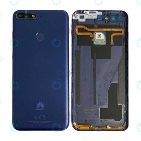 Huawei Y6 Prime (2018) - Battery Cover + Fingerprint Sensor (Blue) - 97070TYK