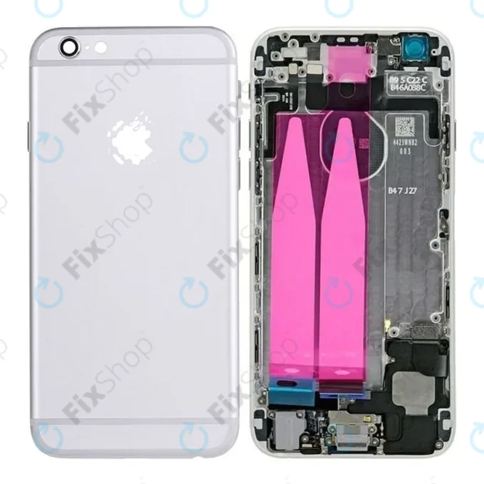 Apple iPhone 6 - Rear Housing with Small Parts (Silver)
