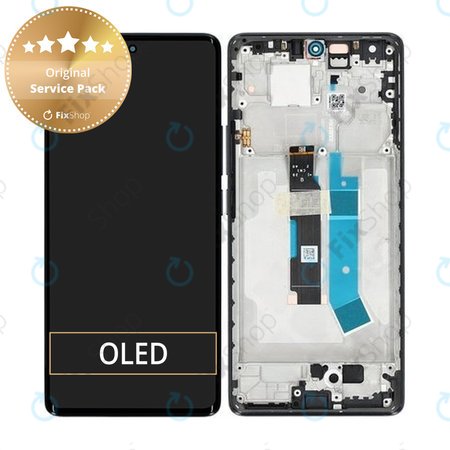 Xiaomi Redmi Note 14 Pro 4G 24116RACCG - LCD Display + Touch Screen + Frame (Midnight Black) - 560003000O600 Genuine Service Pack