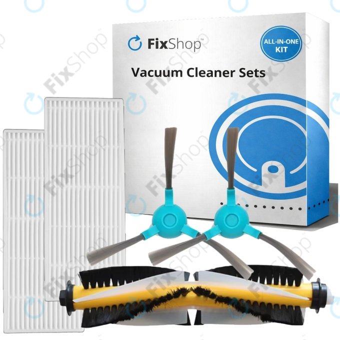 Replacement set for Sencor SRV9250, 9200, 8250, 6250, 4200 (1x Main brush, 2x Filter, 2x Side brush)