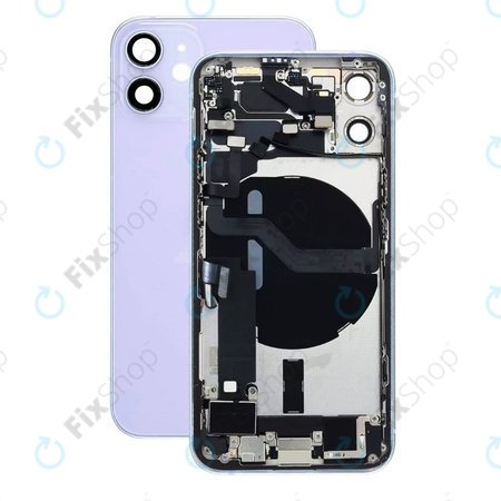 Apple iPhone 12 Mini - Rear Housing with Small Parts (Purple)