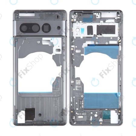 Google Pixel 7 Pro GP4BC GE2AE - Middle Frame (Obsidian)