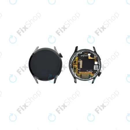 Huawei Watch 3 Galileo-L11E - LCD Display + Touch Screen + Frame (Black) - 02354JHA Genuine Service Pack