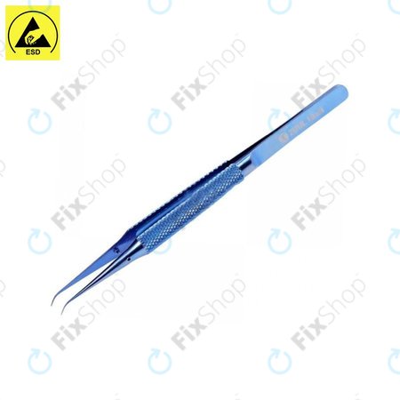 2UUL BlueT Curved Head - Titanium Alloy Tweezer for Precise Wire Jump (0.1mm)