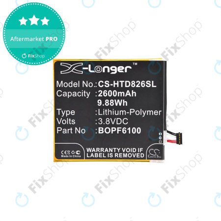 HTC Desire 820 - Battery BOPF6100 2600mAh HQ