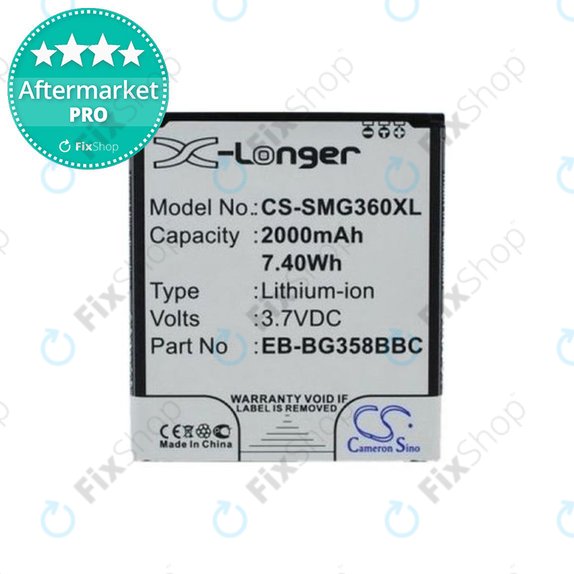 Samsung Galaxy Core Lite - Battery EB-BG358BBC, EB-BG358BBE 2000mAh HQ