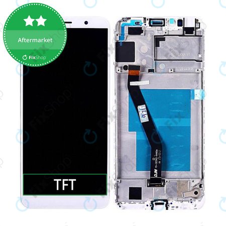 Huawei Y6 Prime (2018) - LCD Display + Touch Screen + Frame (White) TFT
