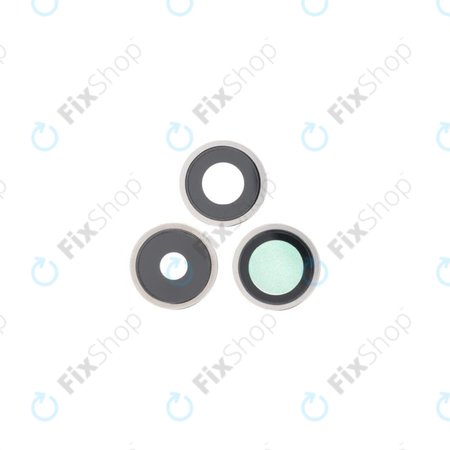 Apple iPhone 15 Pro - Rear Camera Lens with Frame (White Titanium)