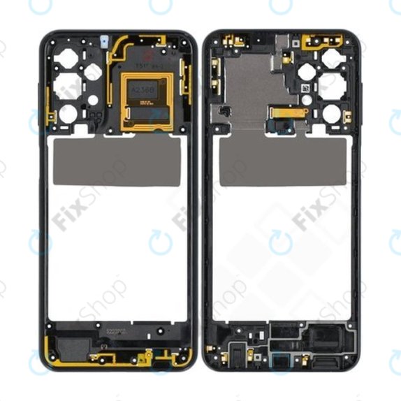 Samsung Galaxy A23 5G A236B - Middle Frame (Awesome Black) - GH98-47823A Genuine Service Pack