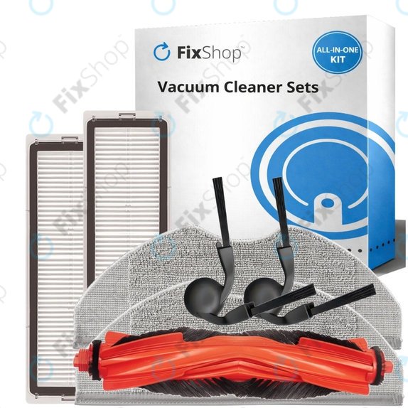 Replacement set for Xiaomi Robot Vacuum S40 (1x Main brush, 2x Filter, 2x Side brush, 2x Mop cloth)