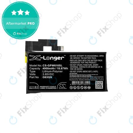 Google Pixel 6 Pro - Battery G63QN 4900mAh HQ