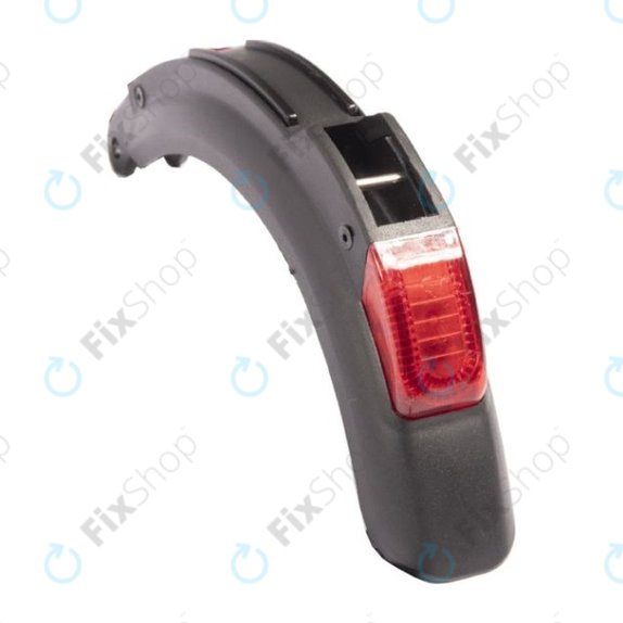Kugoo S3 - Rear Fender + Light + Connection Cable (Black)