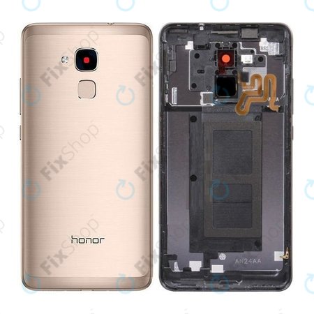Huawei Honor 7 Lite Dual - Battery Cover + Fingerprint Reader (Gold) - 02350UQR, 02350UHQ