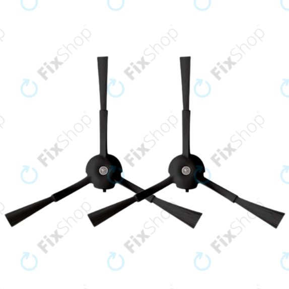 Side Brush, 2pcs, Black for Roborock S8 MaxV Ultra, S8 Max Ultra