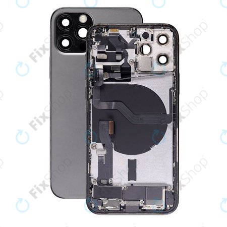 Apple iPhone 12 Pro - Rear Housing with Small Parts (Graphite)