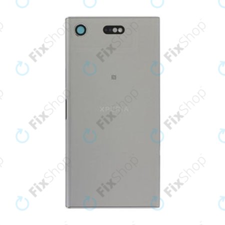 Sony Xperia XZ1 Compact G8441 - Battery Cover (White Silver) - 1310-0305 Genuine Service Pack