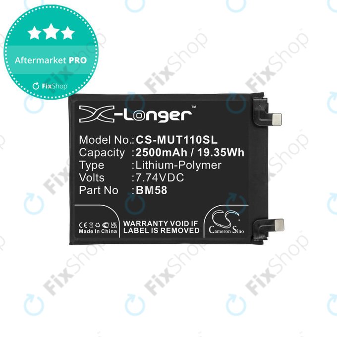 Xiaomi 11T Pro - Battery BM58 2500mAh HQ