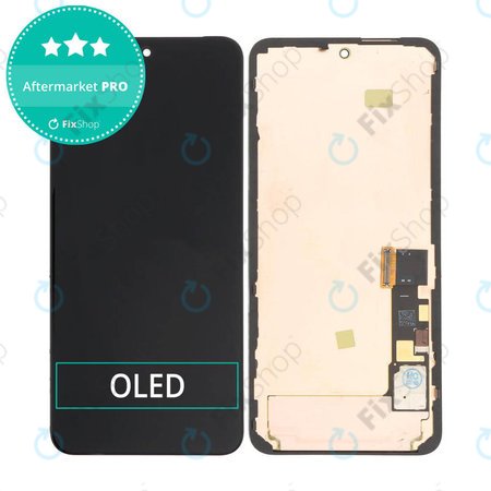 Google Pixel 8 GKWS6, G9BQD - LCD Display + Touch Screen + Frame (Black) OLED